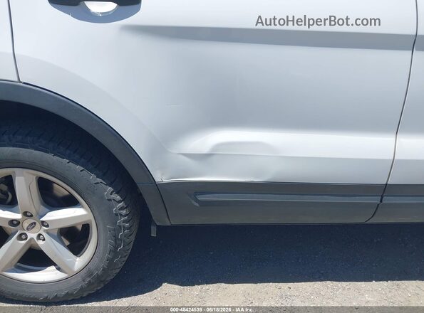 1FM5K8BH3JGC45574 2018 FORD EXPLORER White წინა ხედი
