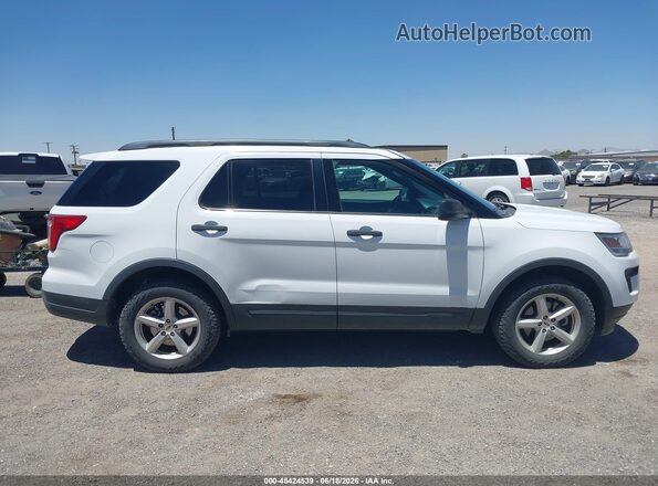 1FM5K8BH3JGC45574 2018 FORD EXPLORER White სალონის 360-გრადუსიანი ხედი