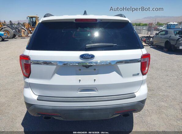 1FM5K8BH3JGC45574 2018 FORD EXPLORER White 