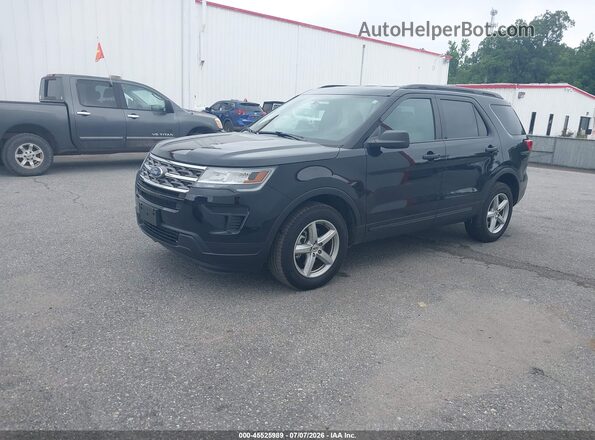 1FM5K8BH3JGC45588 2018 FORD EXPLORER Cream წინა მარცხენა ხედი სამი მეოთხედიდან