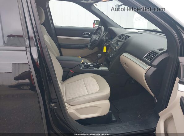1FM5K8BH3JGC45588 2018 FORD EXPLORER Cream წინა სალონის ხედი