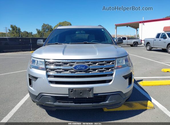 1FM5K8BH4KGA93614 2019 FORD EXPLORER Silver უკანა სალონის ხედი