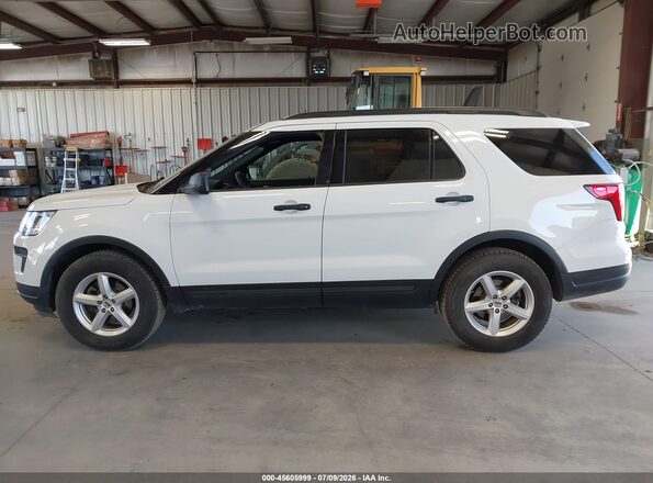 1FM5K8BH5JGC45236 2018 FORD EXPLORER White სალონის 360-გრადუსიანი ხედი