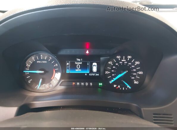 1FM5K8BH5JGC45236 2018 FORD EXPLORER White უკანა სავარძლების ხედი