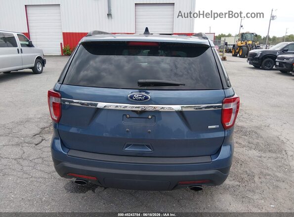 1FM5K8BH5JGC45317 2018 FORD EXPLORER Blue 