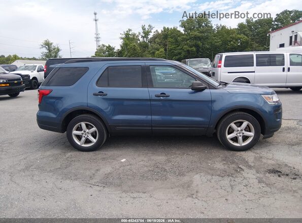 1FM5K8BH5JGC45317 2018 FORD EXPLORER Blue 