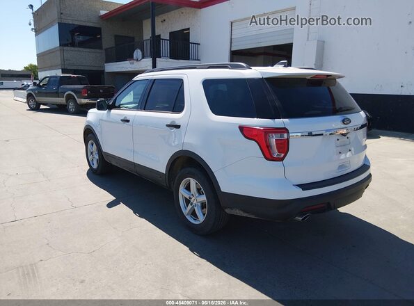 1FM5K8BH6JGC45214 2018 FORD EXPLORER White უკანა მარცხენა