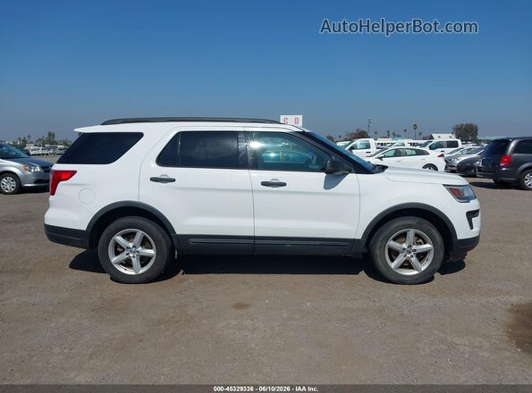 1FM5K8BH7JGC45299 2018 FORD EXPLORER White 360 interior view