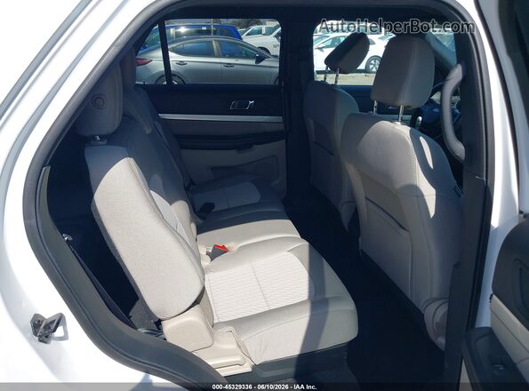 1FM5K8BH7JGC45299 2018 FORD EXPLORER White VIN sticker view