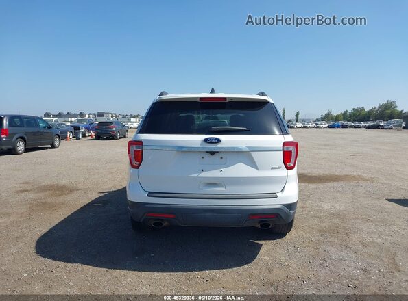 1FM5K8BH7JGC45299 2018 FORD EXPLORER White 