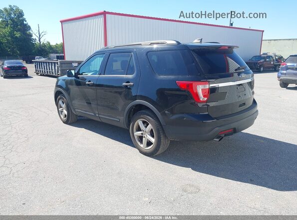 1FM5K8BH8JGC45313 2018 FORD EXPLORER Black Задня ліва чверть