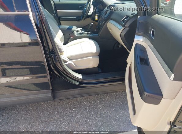 1FM5K8BH8JGC45313 2018 FORD EXPLORER Black Вид салону спереду