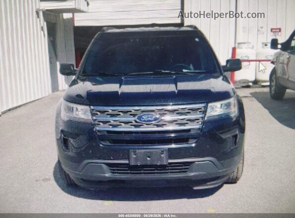 1FM5K8BH8JGC45313 2018 FORD EXPLORER Black Вид спереду
