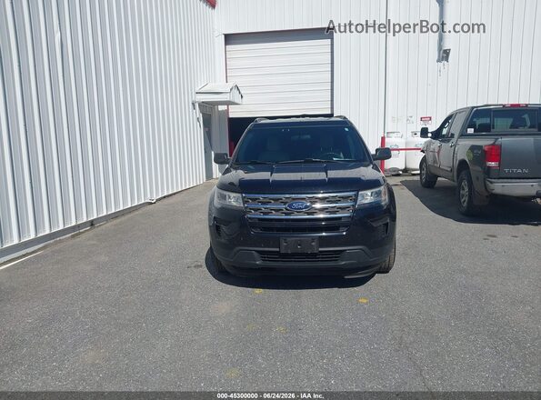 1FM5K8BH8JGC45313 2018 FORD EXPLORER Black Вид задньої частини салону