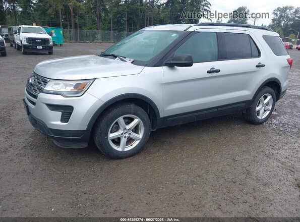 1FM5K8BH8JGC49653 2018 FORD EXPLORER White Przód lewy
