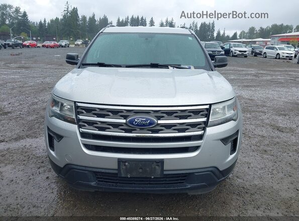 1FM5K8BH8JGC49653 2018 FORD EXPLORER White Widok zestawu wskaźników