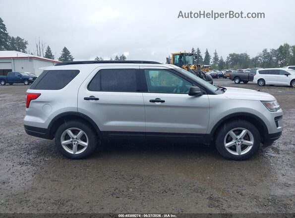 1FM5K8BH8JGC49653 2018 FORD EXPLORER White Widok wnętrza z tyłu