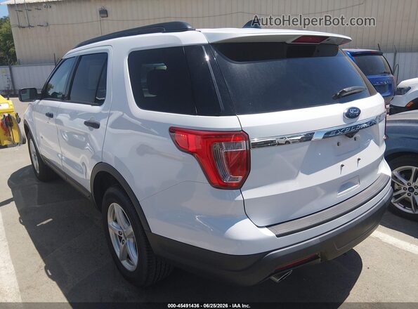 1FM5K8BH9JGC45207 2018 FORD EXPLORER White Tył lewy