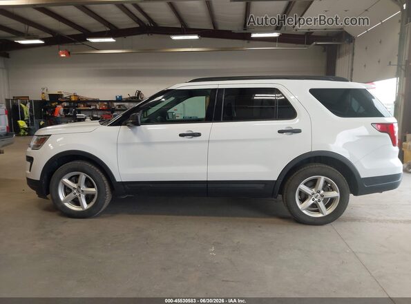 1FM5K8BHXJGC45233 2018 FORD EXPLORER White Vista interior de 360 grados