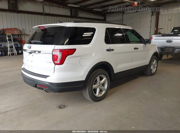1FM5K8BHXJGC45233 2018 FORD EXPLORER White Trasero derecho