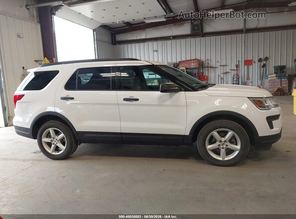 1FM5K8BHXJGC45233 2018 FORD EXPLORER White Vista interior trasera
