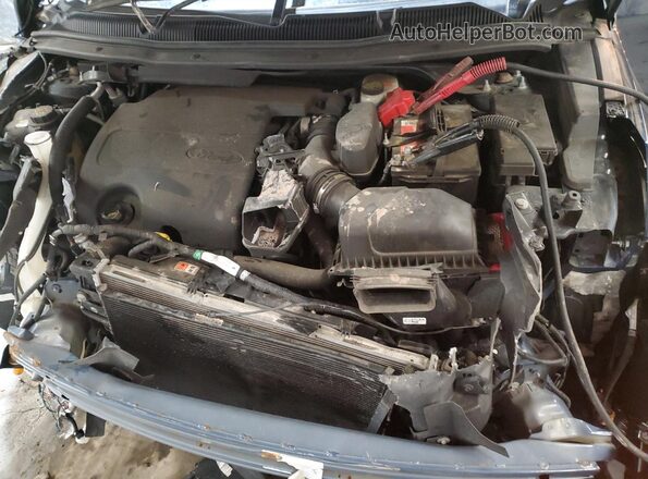 1FM5K8D80GGA36668 2016 FORD EXPLORER Blue ძრავის განყოფილების ხედი