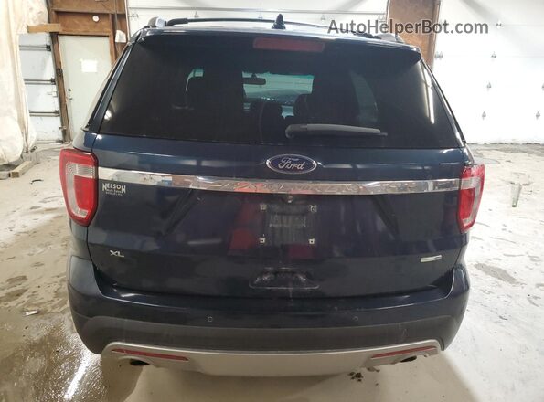 1FM5K8D80GGA36668 2016 FORD EXPLORER Blue უკანა ხედი