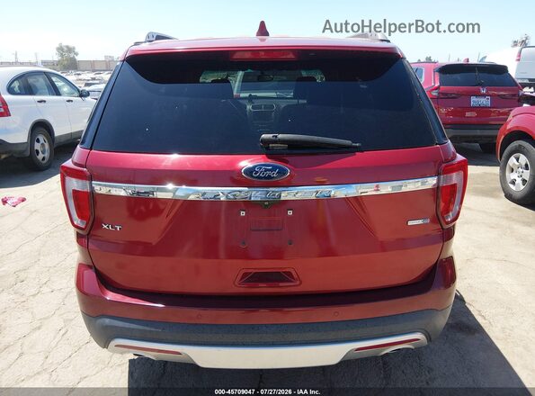 1FM5K8D80GGA38419 2016 FORD EXPLORER Red 
