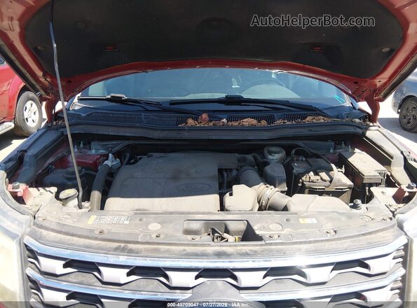 1FM5K8D80GGA38419 2016 FORD EXPLORER Red Rear view