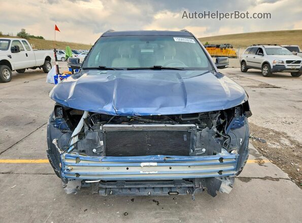 1FM5K8D80GGC86525 2016 FORD EXPLORER Blue Вид спереду