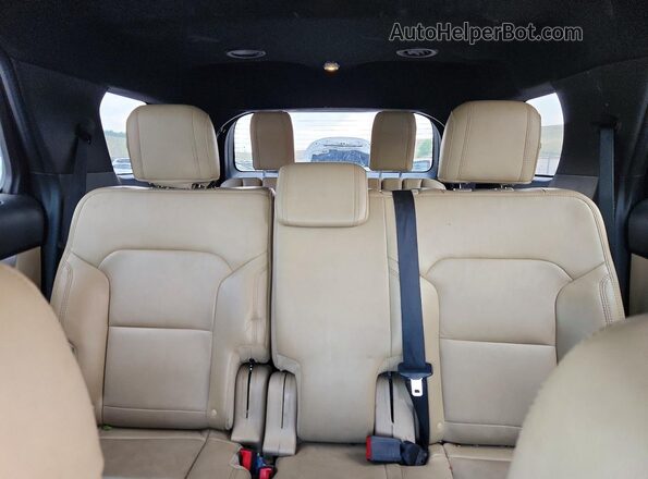 1FM5K8D80GGC86525 2016 FORD EXPLORER Blue Вид задніх сидінь