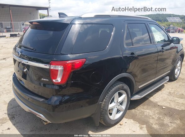 1FM5K8D80GGC94706 2016 FORD EXPLORER Black Tył prawy