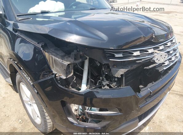 1FM5K8D80GGC94706 2016 FORD EXPLORER Black Widok z przodu
