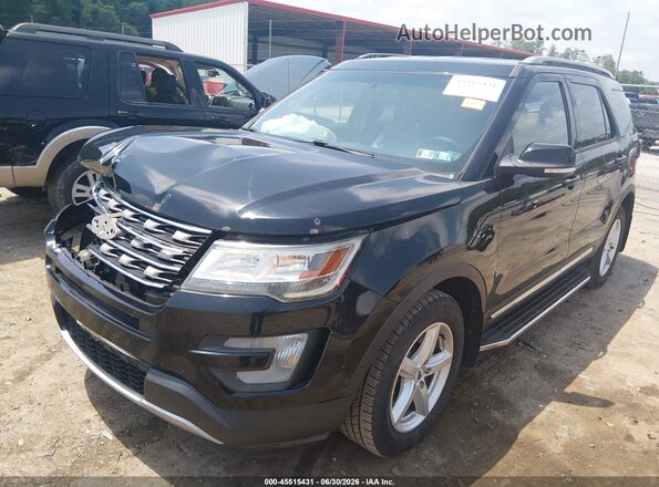 1FM5K8D80GGC94706 2016 FORD EXPLORER Black Przód lewy