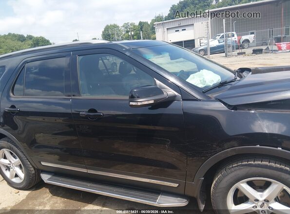 1FM5K8D80GGC94706 2016 FORD EXPLORER Black Widok wnętrza z tyłu