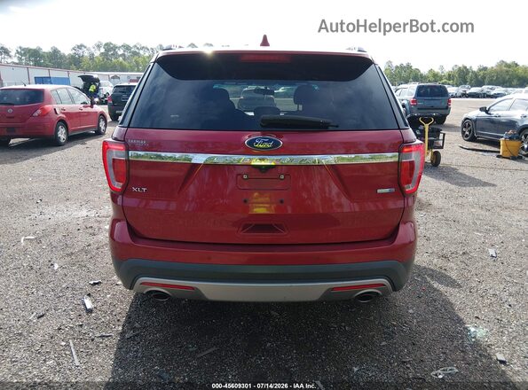 1FM5K8D80GGC98285 2016 FORD EXPLORER Red 