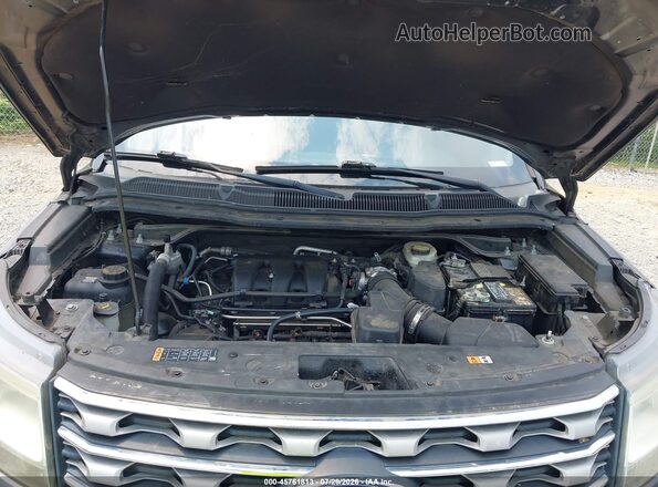 1FM5K8D80GGD06269 2016 FORD EXPLORER Gray Vista trasera