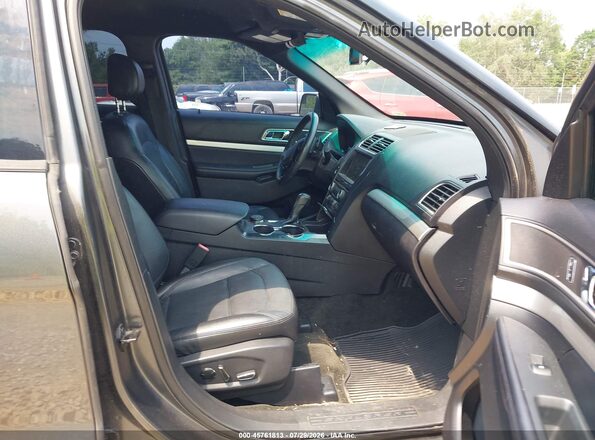 1FM5K8D80GGD06269 2016 FORD EXPLORER Gray Vista interior delantera
