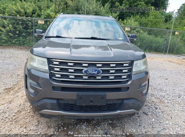 1FM5K8D80GGD06269 2016 FORD EXPLORER Gray Vista del cuadro de instrumentos