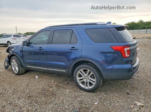 1FM5K8D80HGA26367 2017 FORD EXPLORER Blue Задня ліва чверть