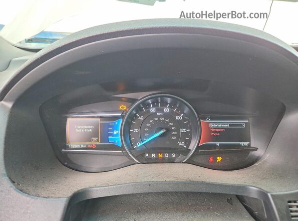 1FM5K8D80HGA42326 2017 FORD EXPLORER Gold Instrument cluster view