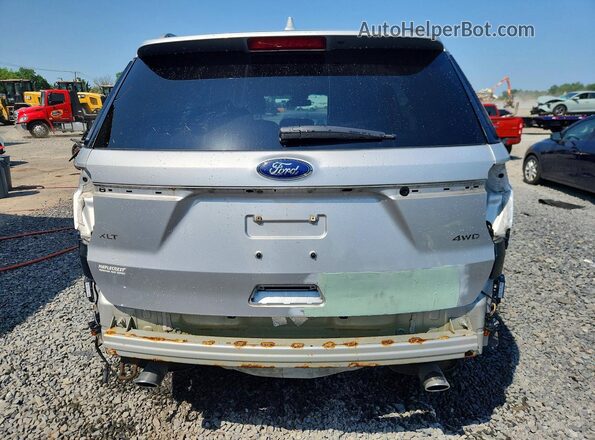 1FM5K8D80HGA45582 2017 FORD EXPLORER Серебряный Вид сзади
