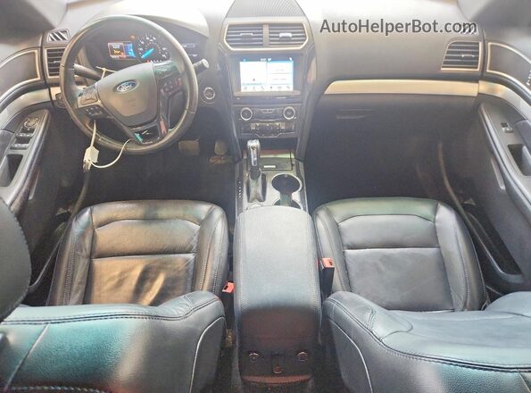 1FM5K8D80HGA74743 2017 FORD EXPLORER Blue წინა პანელის ხედი