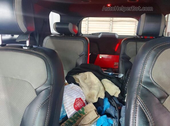 1FM5K8D80HGA83247 2017 FORD EXPLORER Gray Вид задніх сидінь