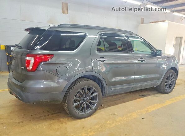 1FM5K8D80HGA83247 2017 FORD EXPLORER Gray Задня права чверть