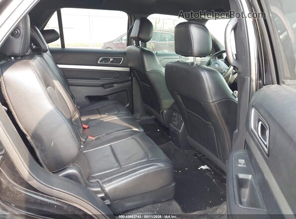 1FM5K8D80HGC12359 2017 FORD EXPLORER Black Vista de la etiqueta del VIN