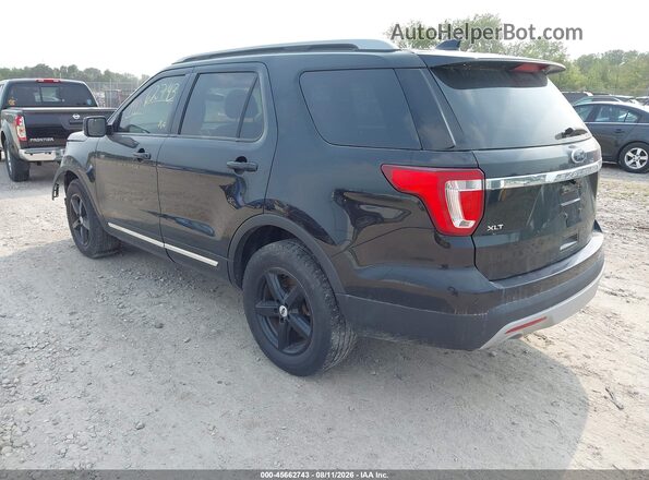 1FM5K8D80HGC12359 2017 FORD EXPLORER Black Trasero izquierdo