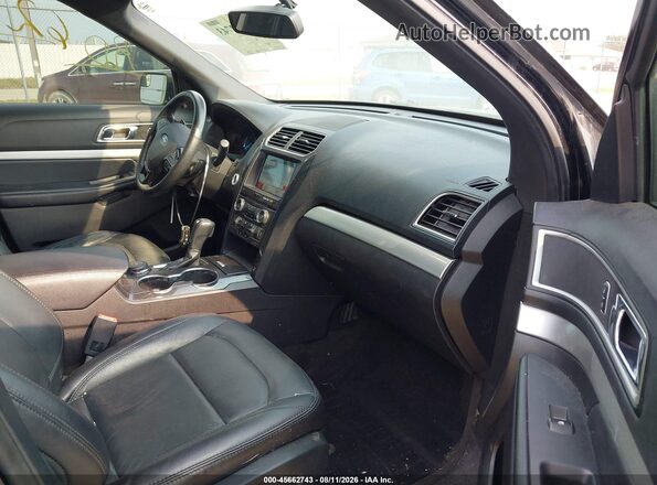 1FM5K8D80HGC12359 2017 FORD EXPLORER Black Vista interior delantera