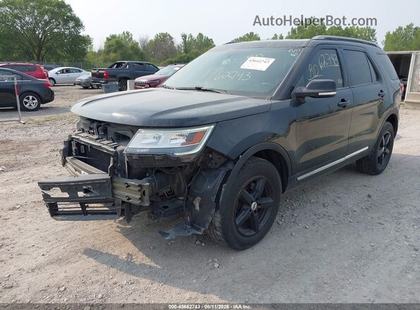 1FM5K8D80HGC12359 2017 FORD EXPLORER Black Vista tres cuartos delantera izquierda