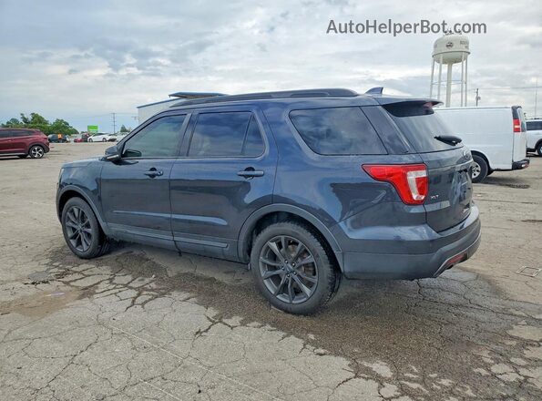 1FM5K8D80HGC46351 2017 FORD EXPLORER Blue Trasero izquierdo